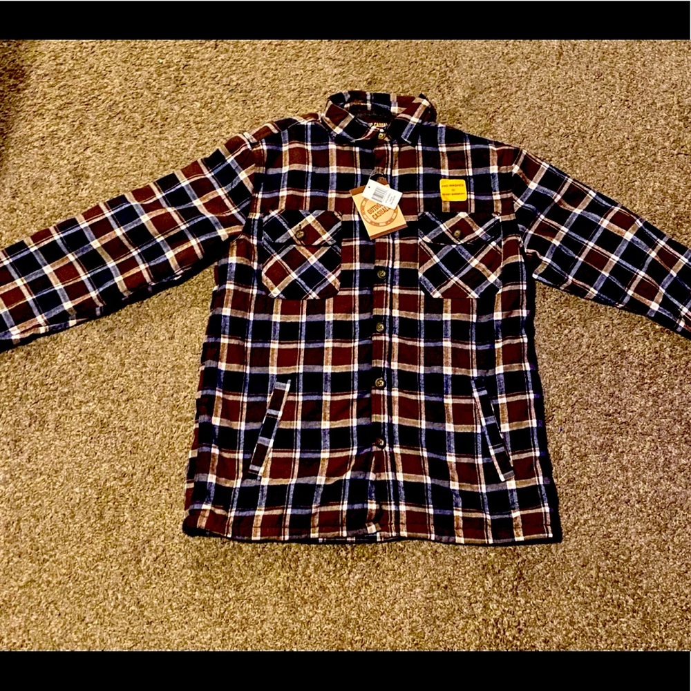 New Outdoor Life Men Flannel Jacket